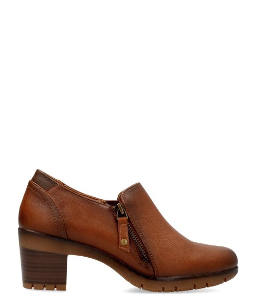 VVNN Zapato abotinado confort tacón ancho