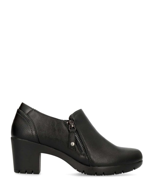 VVNN Zapato vestir abotinado tacón mujer