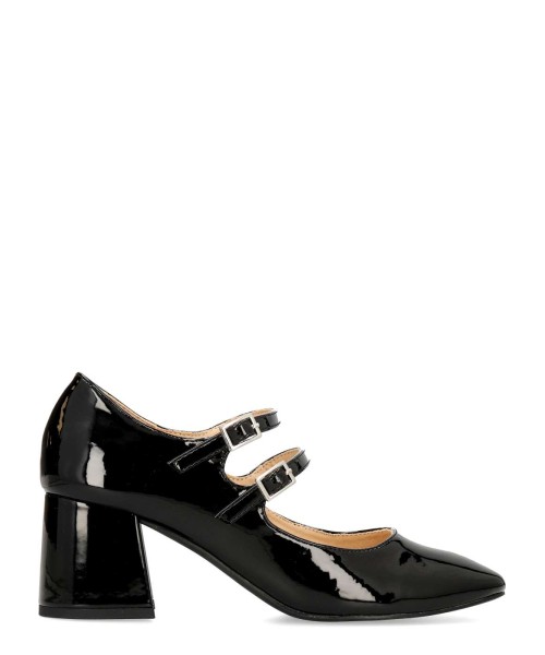 VANESSA Salón Mary Jane tacón cuadrado