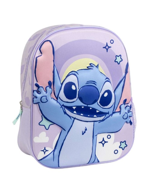 STITCH Mochila colegial infantil 3D Stitch