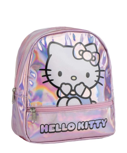 HELLO KITTY Mochila colegial iridiscente Hello Kitty