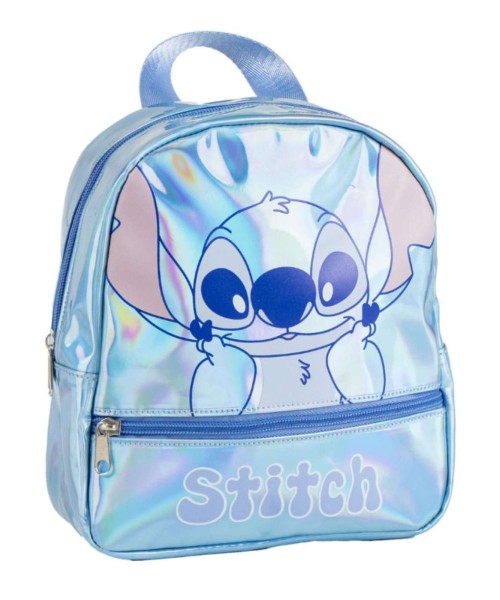 STITCH Mochila colegial iridiscente Stitch