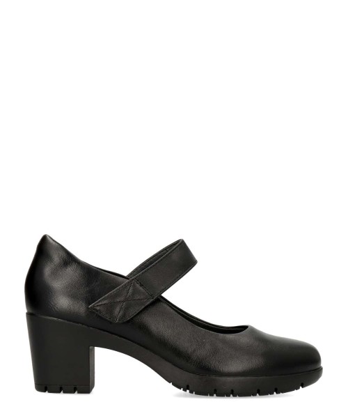 VVNN Zapato salón tacón ancho mujer