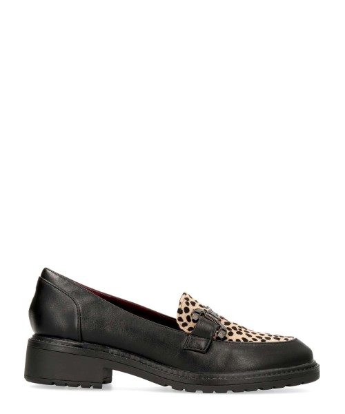 VVNN Zapato mocasín confort print leopardo