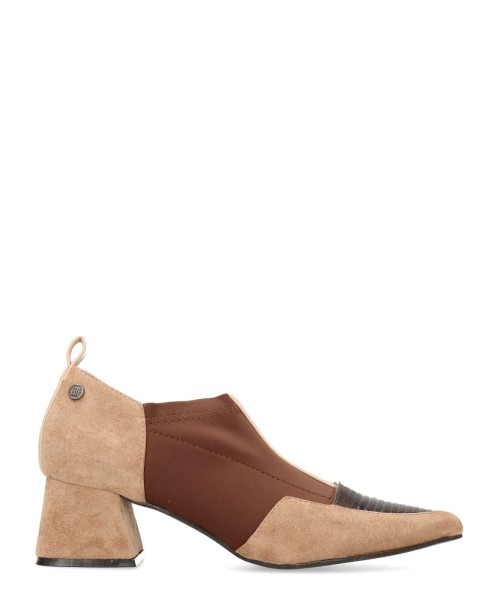 BUONAROTTI Zapato abotinado tacón bloque mujer