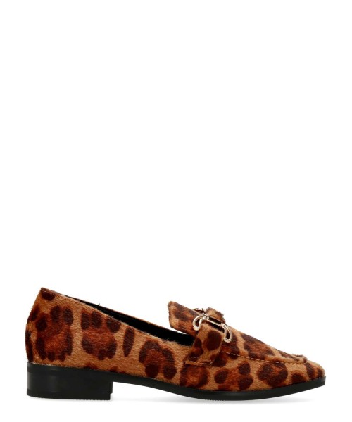 DANGELA Zapato mocasín print leopardo mujer