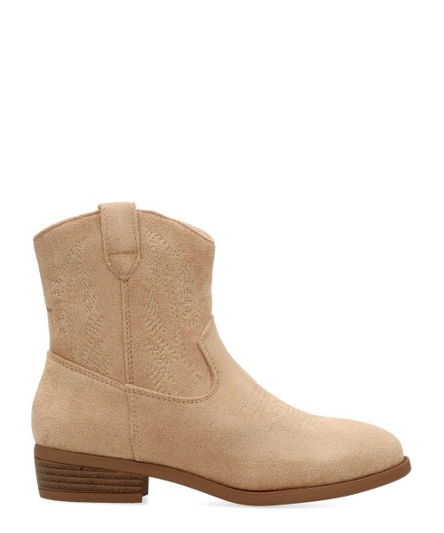 PEKES Botines cowboy antelina niña