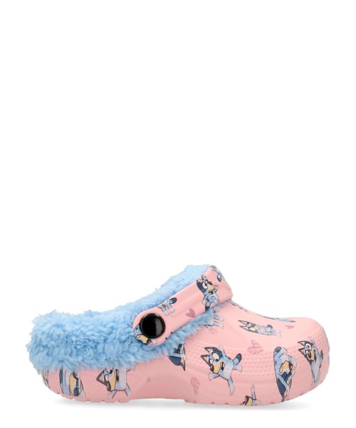BLUEY Zapatilla de casa zueco borreguito Bluey
