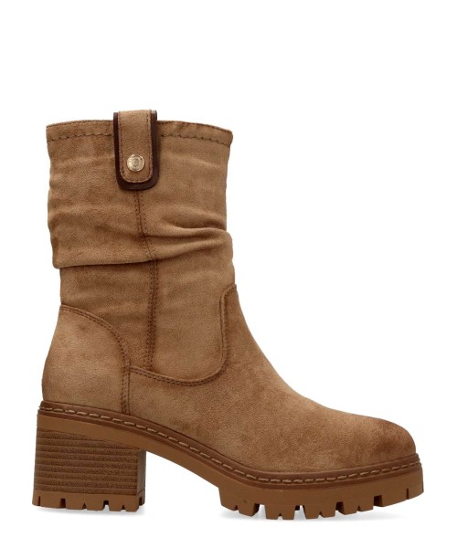 REFRESH Botines antelina confort mujer vegano