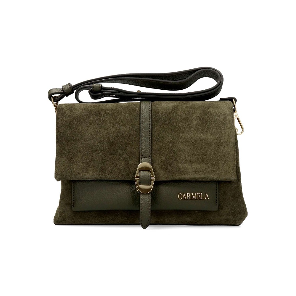 CARMELA Bolso bandolera solapa
