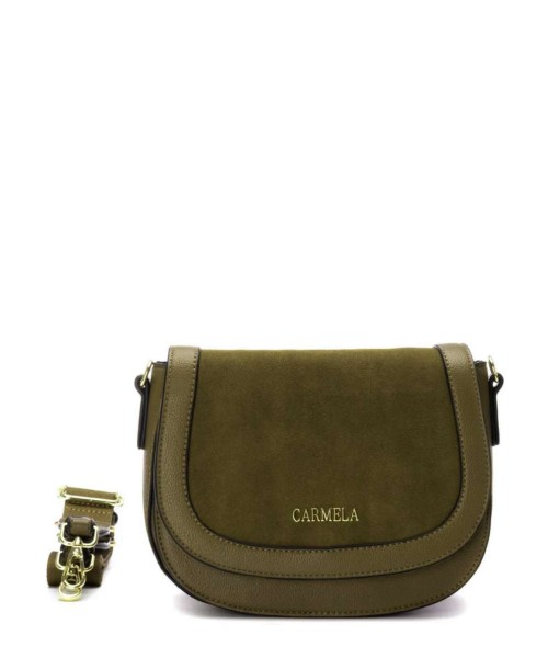 CARMELA Bolso bandolera piel confort