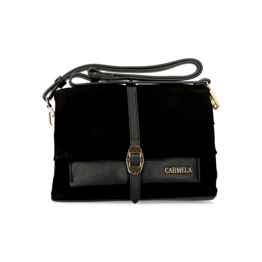 CARMELA Bolso bandolera solapa mujer