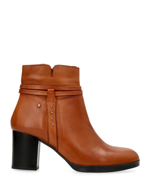 48+ HOURS Botines piel confort mujer