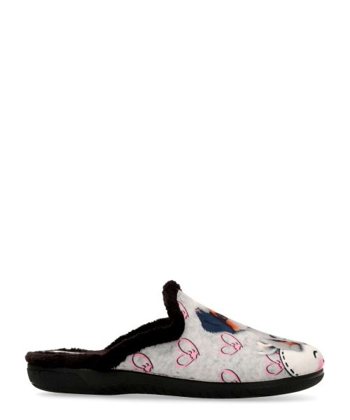 VANESSA Zapatilla de casa estampado perrito