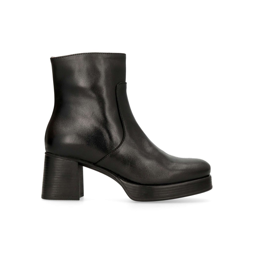 PATRICIA MILLER Botines piel confort tacón ancho