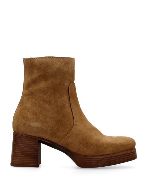 PATRICIA MILLER Botines piel serraje confort mujer