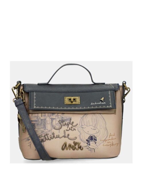 ANEKKE Bolso bandolera con solapa Studio