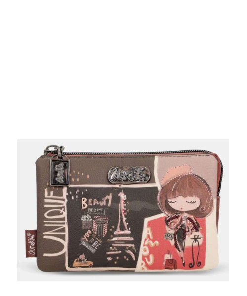 ANEKKE Monedero 3 compartimentos Mademoiselle