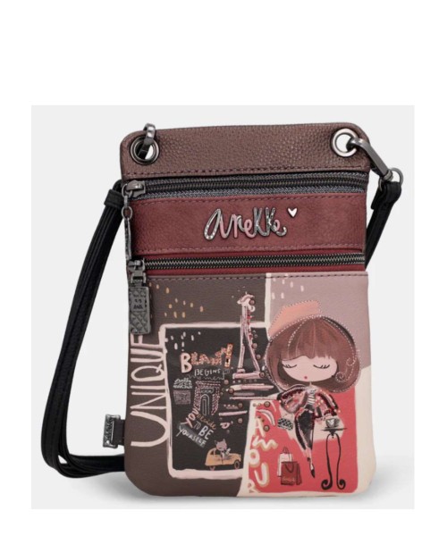 ANEKKE Mini bandolera 2 compartimentos Mademoiselle