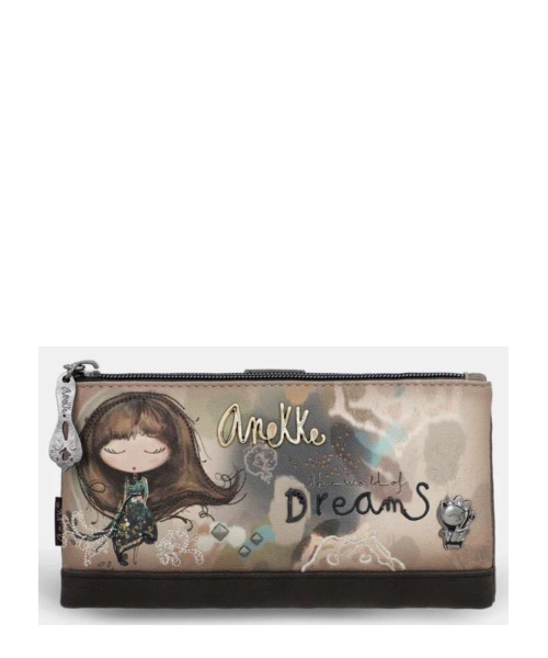 ANEKKE Billetero grande flexible RFID Real