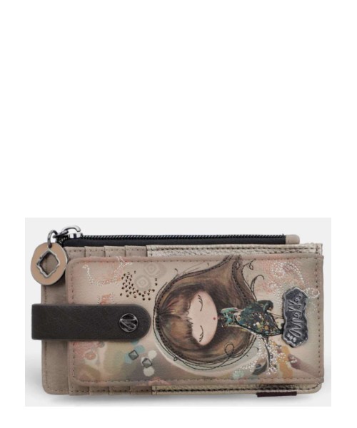 ANEKKE Tarjetero solapa mujer Real