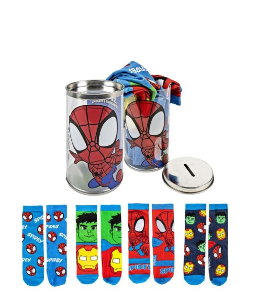 SPIDERMAN Pack calcetines Spiderman 4 piezas
