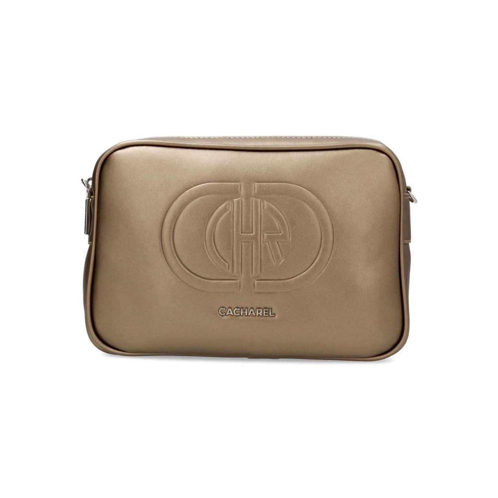 CACHAREL Bolso bandolera metalizada mujer