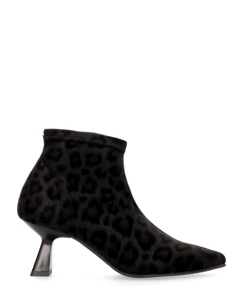 VANESSA Botines punta fina mujer print animal