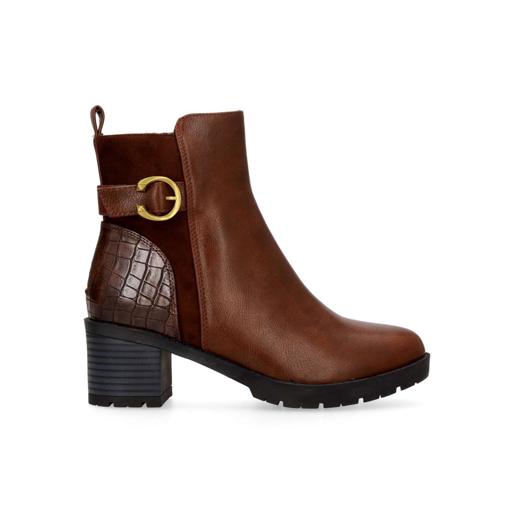 DAVINIA Botín confort tacón ancho mujer