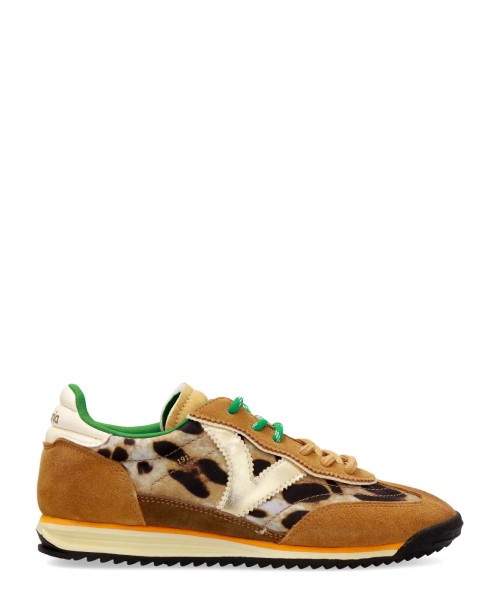 VICTORIA Sneakers retro print leopardo Saturno