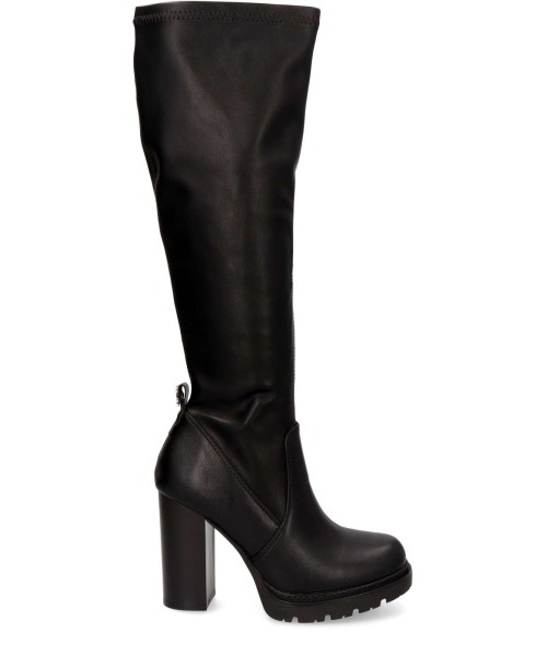 REFRESH Bota alta napa elástica mujer