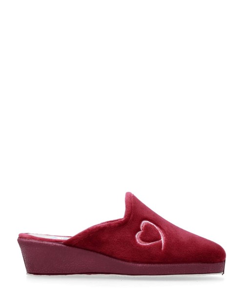 NATALIA Zapatilla de casa cálida corazón