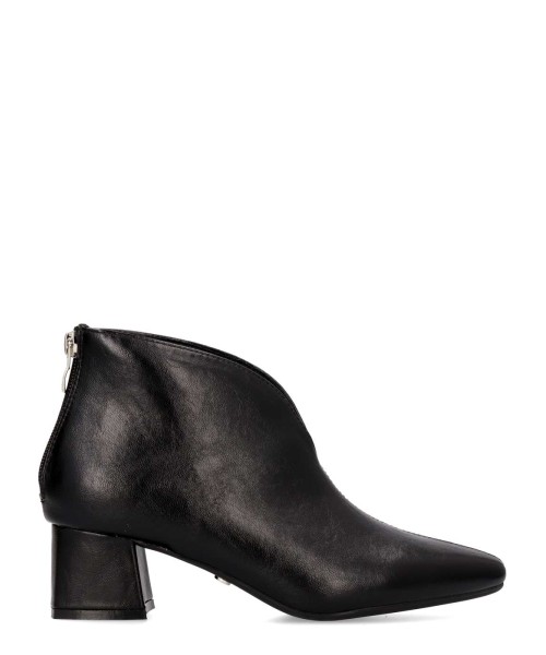 BUONAROTTI Botín corto tacón ancho confort