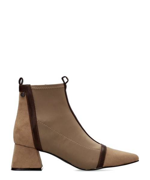 BUONAROTTI Botín elástico tacón ancho mujer