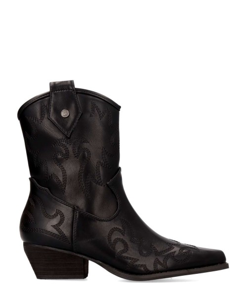 BUONAROTTI Botines cowboy bordado mujer