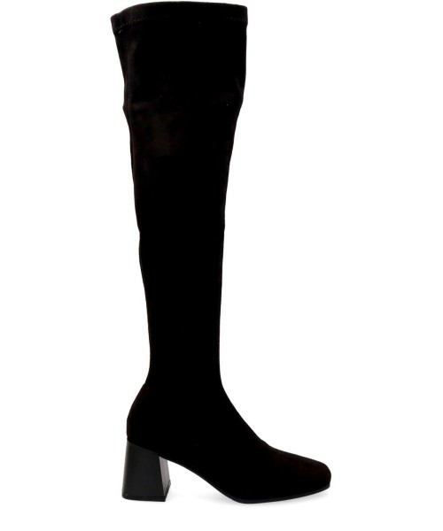 BUONAROTTI Bota licra antelina confort mujer