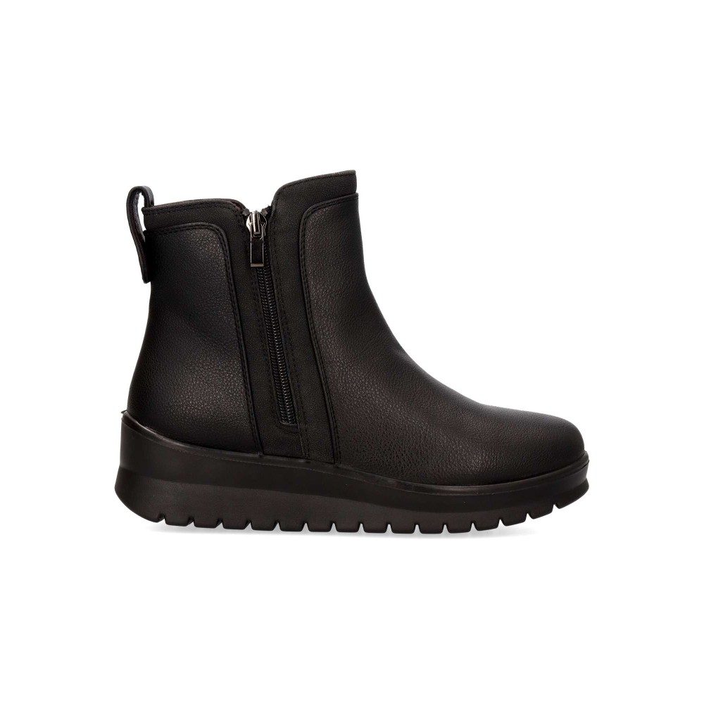 DAVINIA Botines confort cremallera mujer