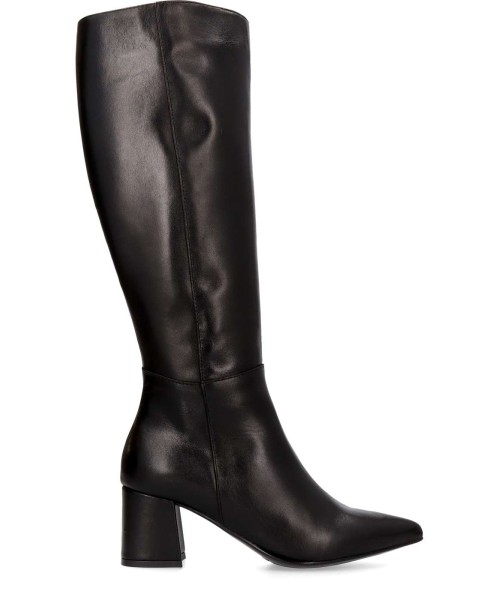 PATRICIA MILLER Bota alta piel confort tacón ancho