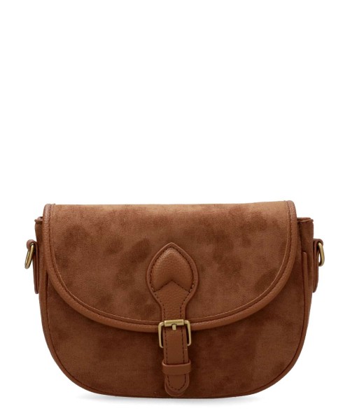 VVNN Bolso bandolera con solapa mujer