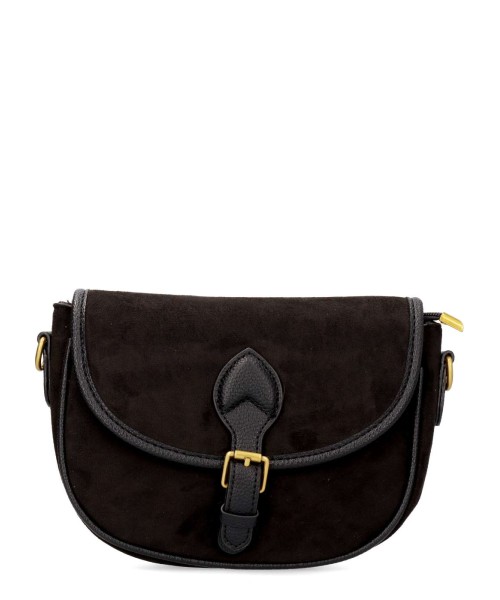 VVNN Bolso bandolera con solapa y hebilla