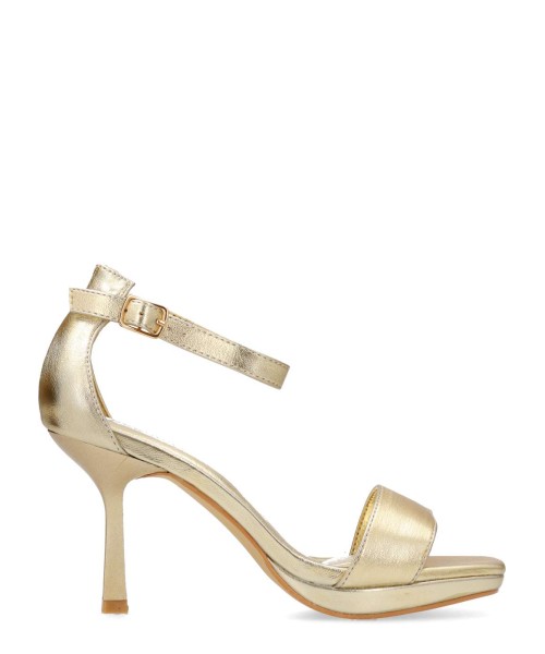 BUONAROTTI Sandalia fiesta metalizada mujer