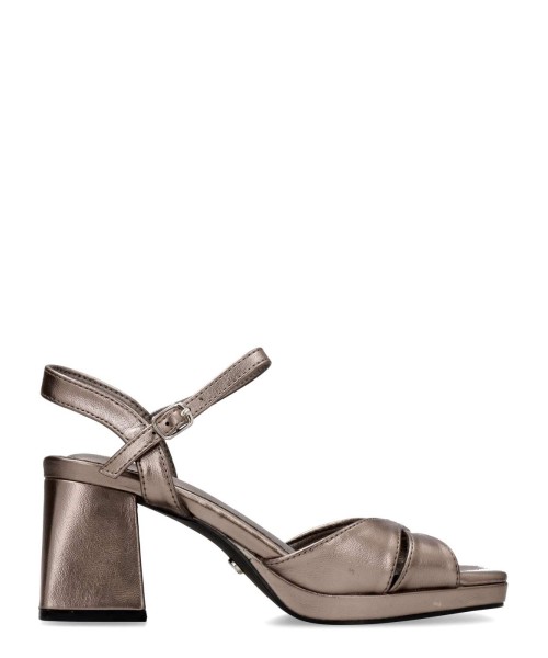 BUONAROTTI Sandalia fiesta tacón ancho mujer