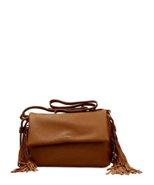 VVNN Bolso bandolera flecos mujer