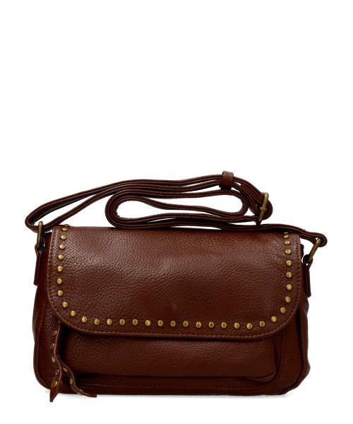 VVNN Bolso bandolera solapa tachas