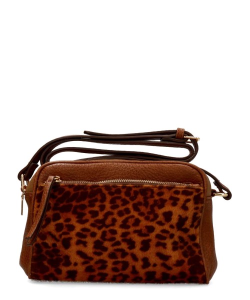 VVNN Bolso bandolera print leopardo