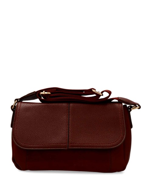 VVNN Bolso bandolera solapa mujer