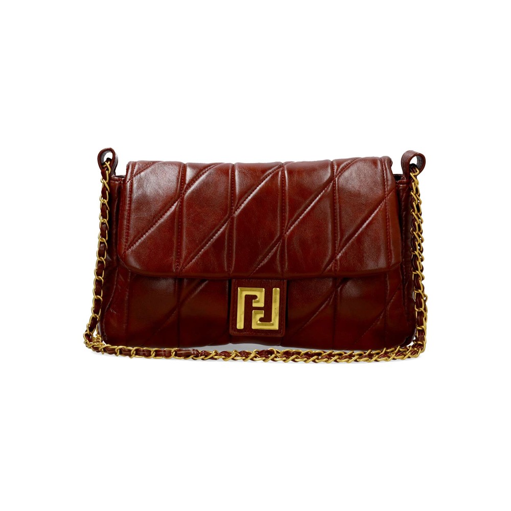 VVNN Bolso bandolera acolchada solapa