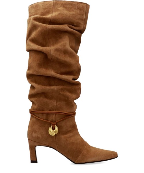 MTNG Bota alta piel serraje mujer Gala