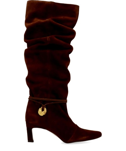 MTNG Bota alta piel serraje punta fina Gala