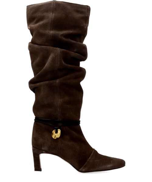 MTNG Bota alta piel serraje confort mujer Gala